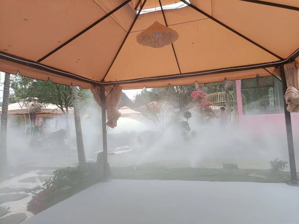 High Pressure Water Cooling Fogging Misting System Waterproof 70bar 4L/Min For Textile Industry
