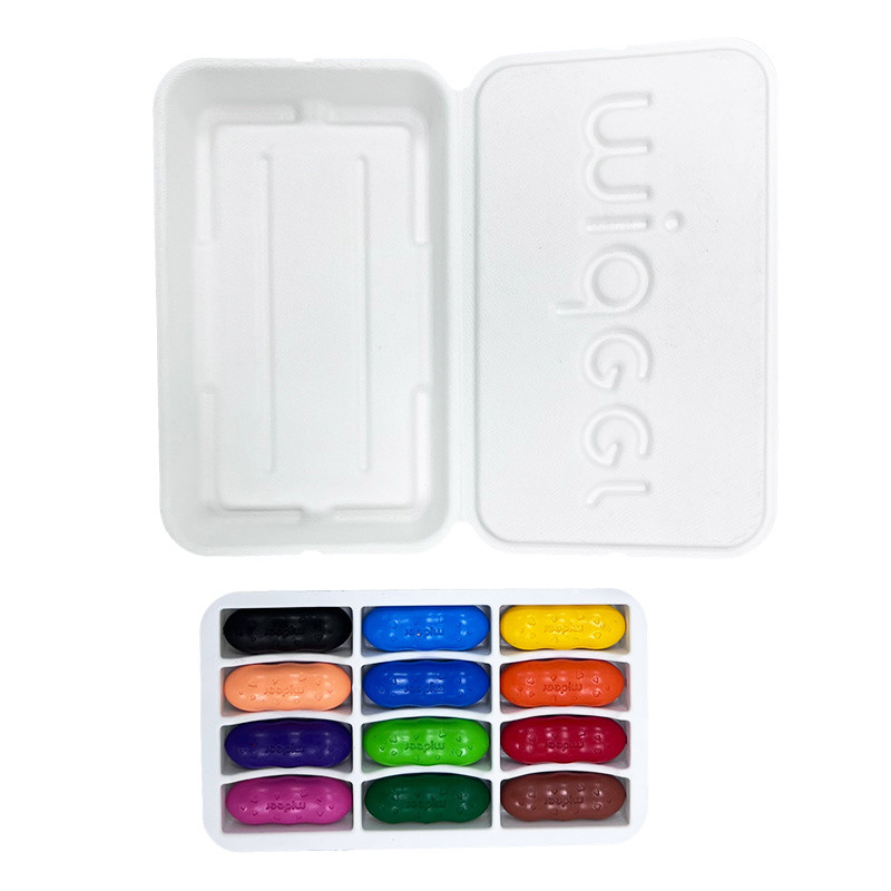 Antistatic Custom Molded Fiber Packaging For Crayon Wet Press Tray