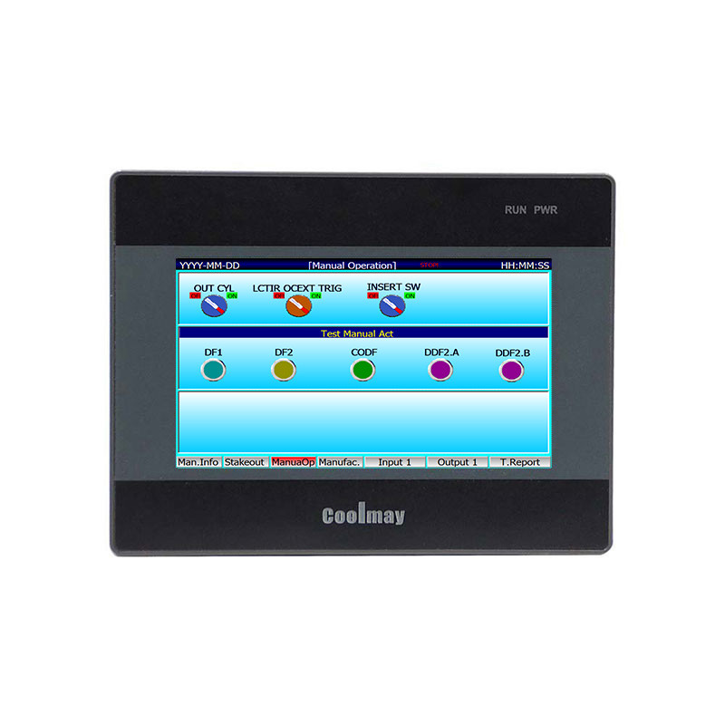 LED Resistive 4.3'' TFT HMI Control Panel MT6043H COM RS485 For Industrial