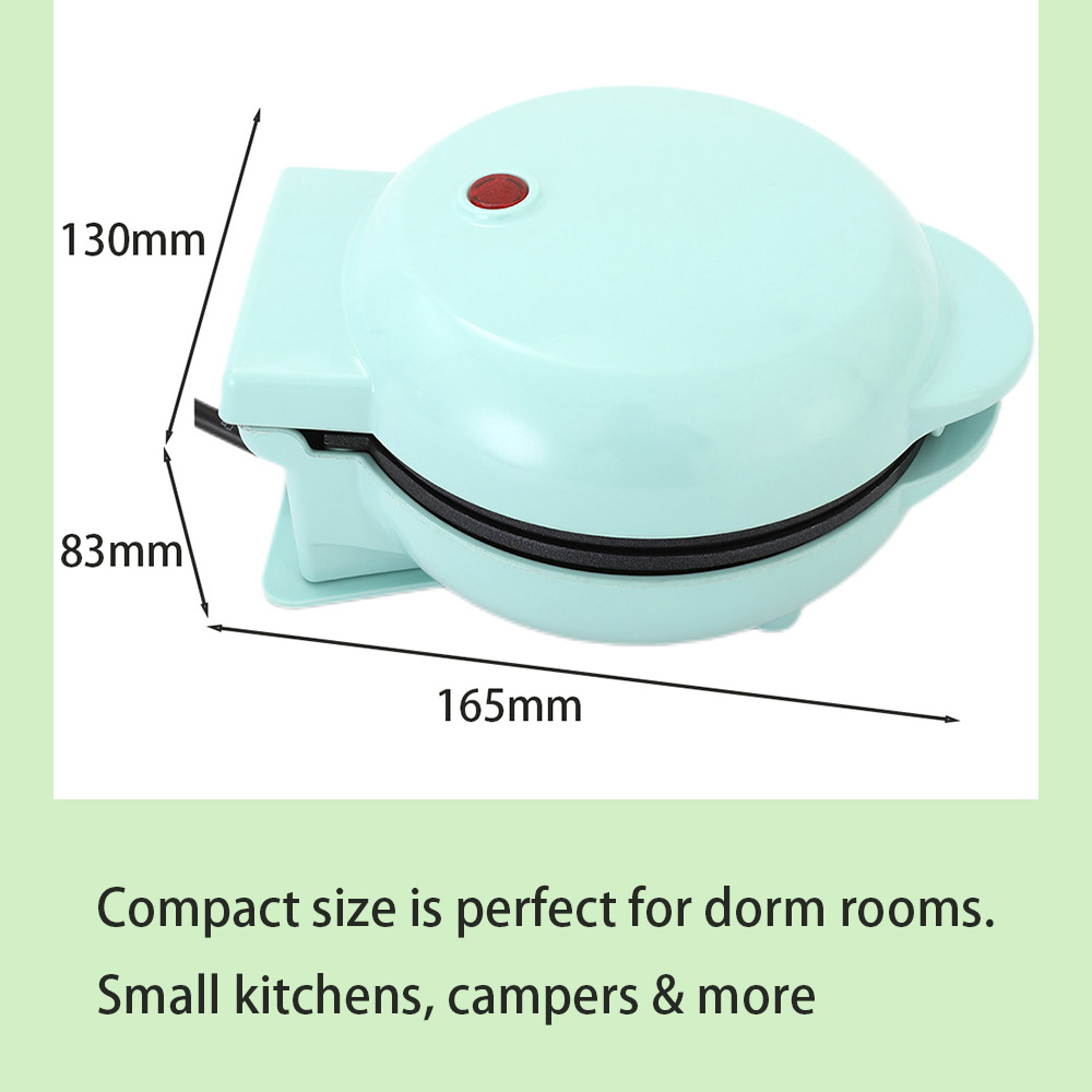 Custom Mini Auto Control Temperature Non-stick Plate Electric Egg Waffle Maker Cast Iron