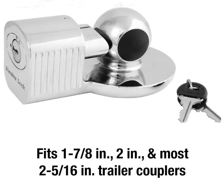 Keep Your Trailer Safe with Heavy Duty Universal Trailer Coupler Lock