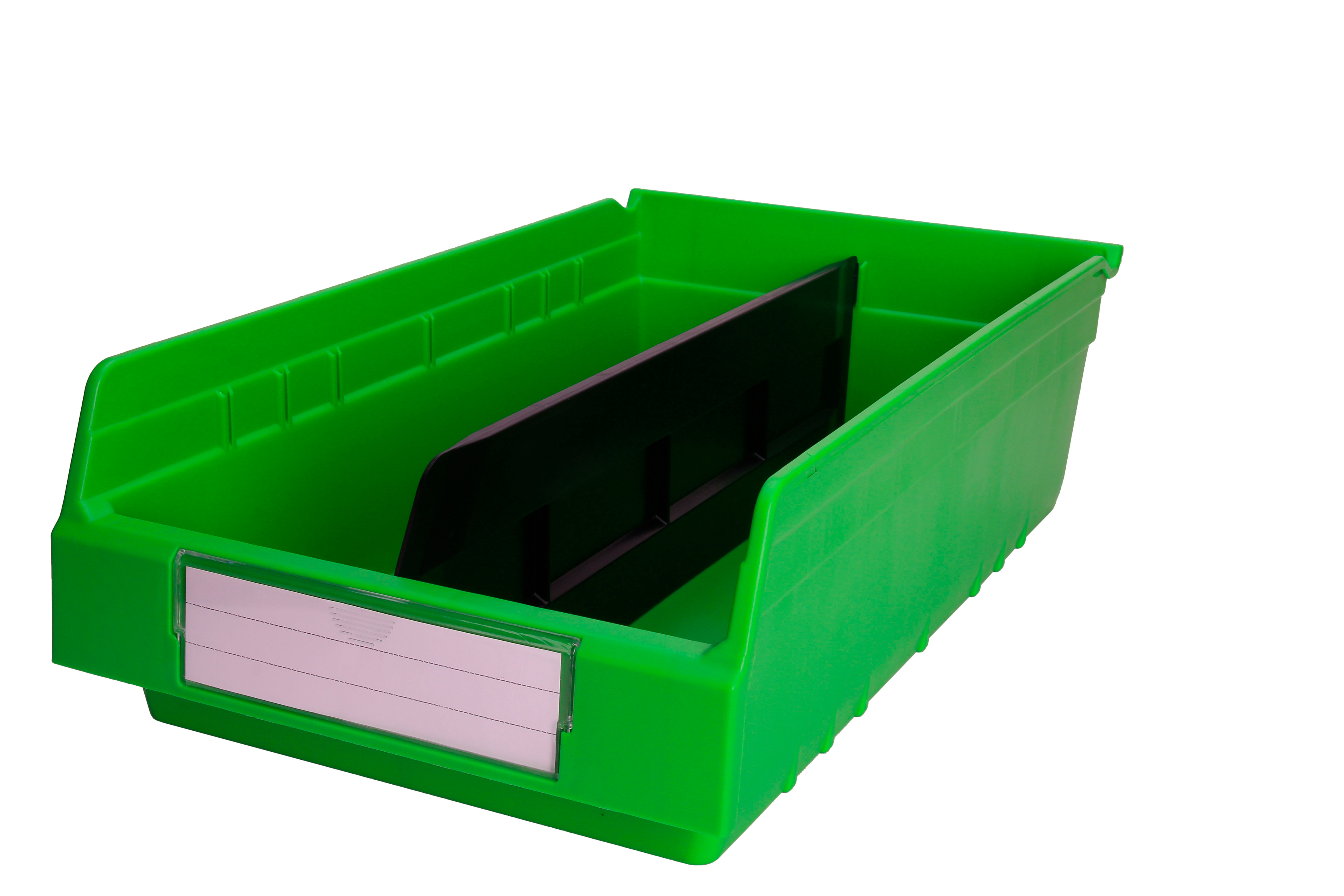 Customized Logo Classic Office Organizer Plastic Crate Industrial Warehouse Parts Storage PP Shelf Bin