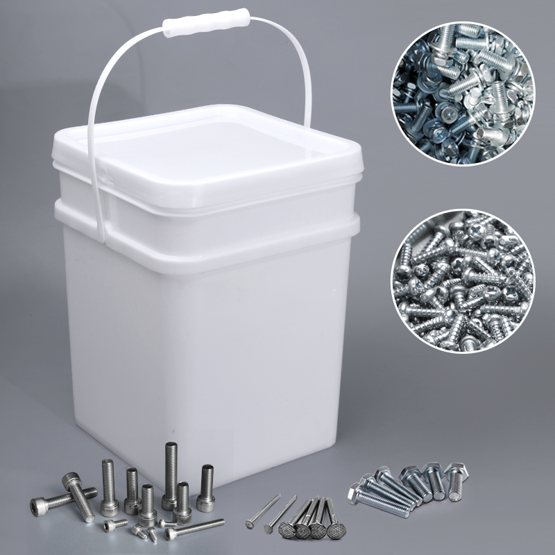 High Quantity 5L 9L 12L 18L 20L Rectangular Square Plastic Bucket For Hardware Accessories