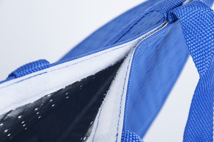 Fashion portable recyclable pp non woven cooler bag travelling insulated food delivery tote reusable thermal lunch bag