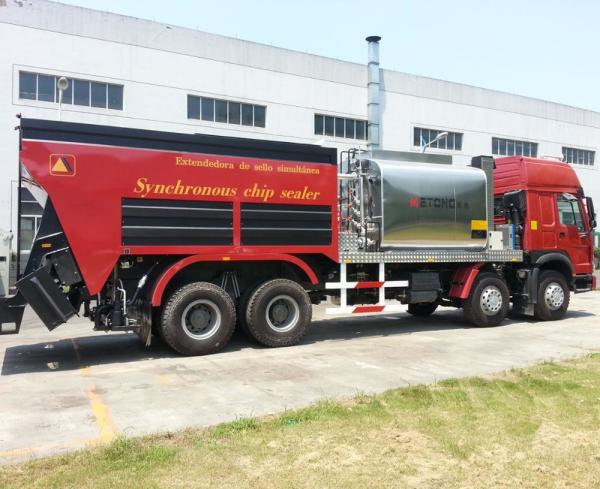 8m3 Tank Capacity Asphalt Construction Equipment Synchronous Chip Sealer