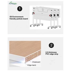 25mm Top Thickness Collapsible Table for B2B Furniture