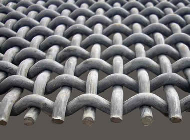 High Manganese 65mn Vibrating Screen Mesh Woven With Clamp Bending