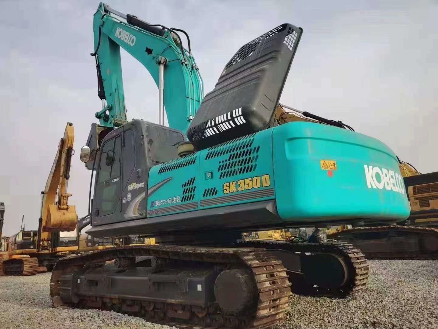Used Kobelco Excavator SK 350 Kobelco Crawler Digger 35 Ton For Work Site