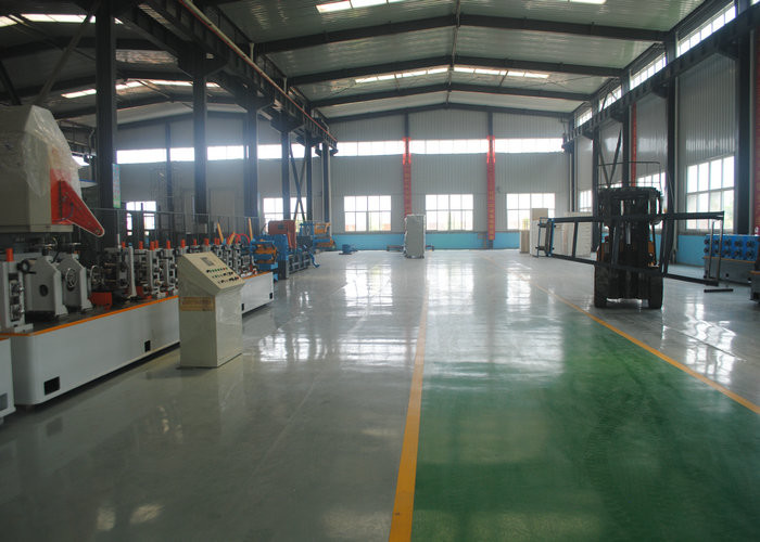 Precision Tube Mill High Precision Handrail Stainless Steel Pipe / Tube Mill Speed 20m/min
