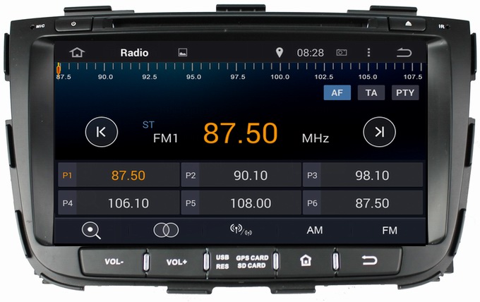 Ouchuangbo Auto Multimedia Kit Stereo Audio System Kia Sorento 2013 Android 4.4 GPS Navigation Touch Screen OCB-8050D