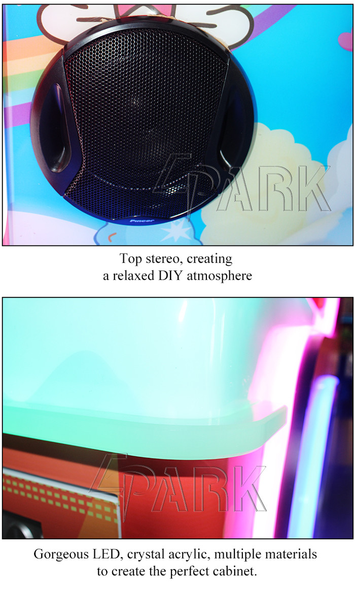 Fun Diy Cotton Candy Machine For Mall L86*W71*H214 CM 1 Year Warranty