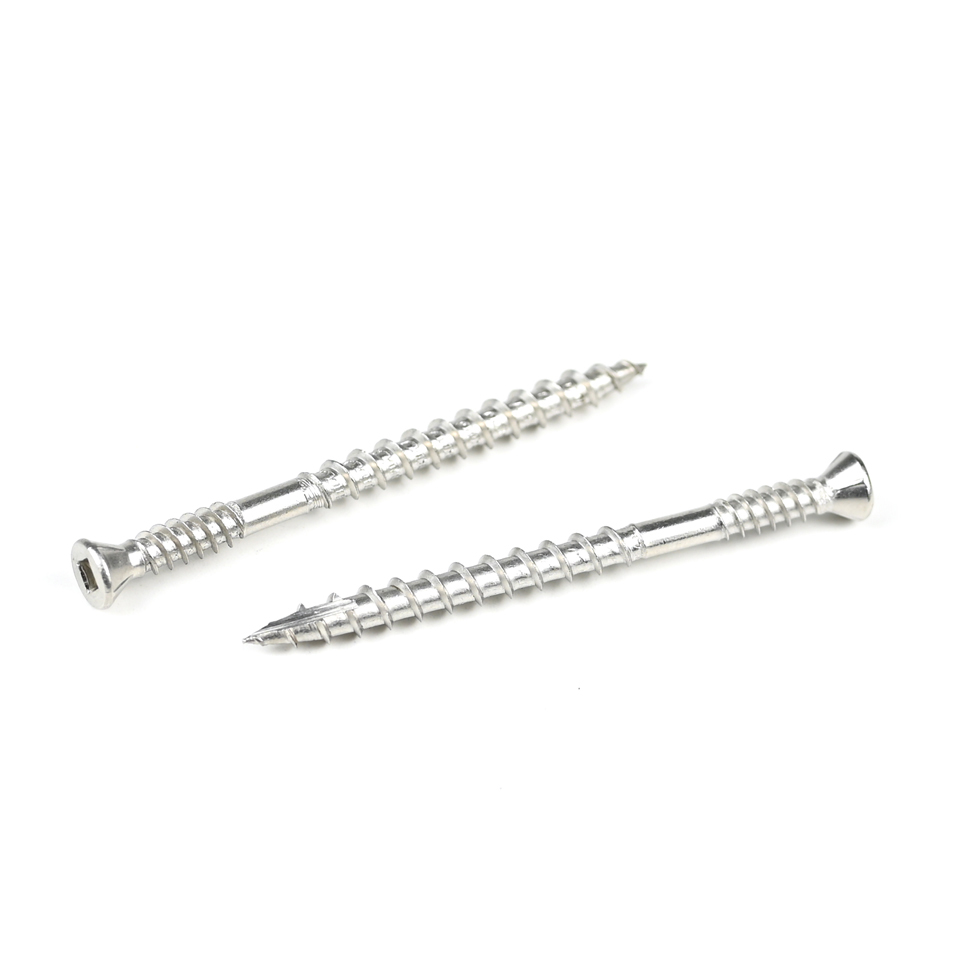 SS 316 Flat Head Chipboard Screw for Outdoor Wood Projects Metric Measurement System