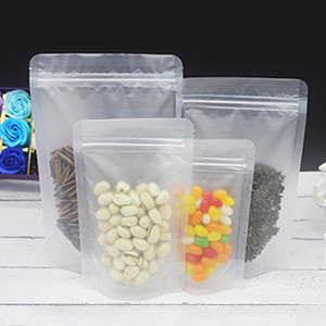 frosted clear bags