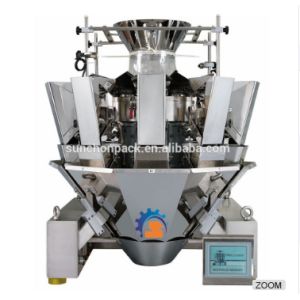 Banana Slices Automated Packing Machine With Computer Weighter High Efficiency