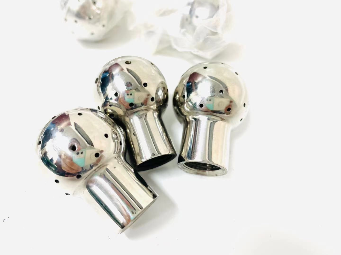 OEM 0.005mm Stainless Steel Spray Ball Fluid Spare Rotating Parts