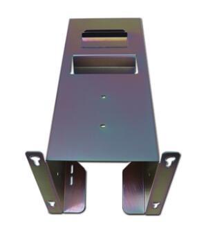 Grooving Sandblasted Sheet Metal Bending Parts 0.5mm Tolerance Stainless Steel