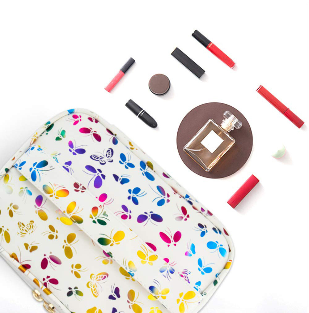 Women 3pcs Polyester Multifunction Large Toiletry Bag