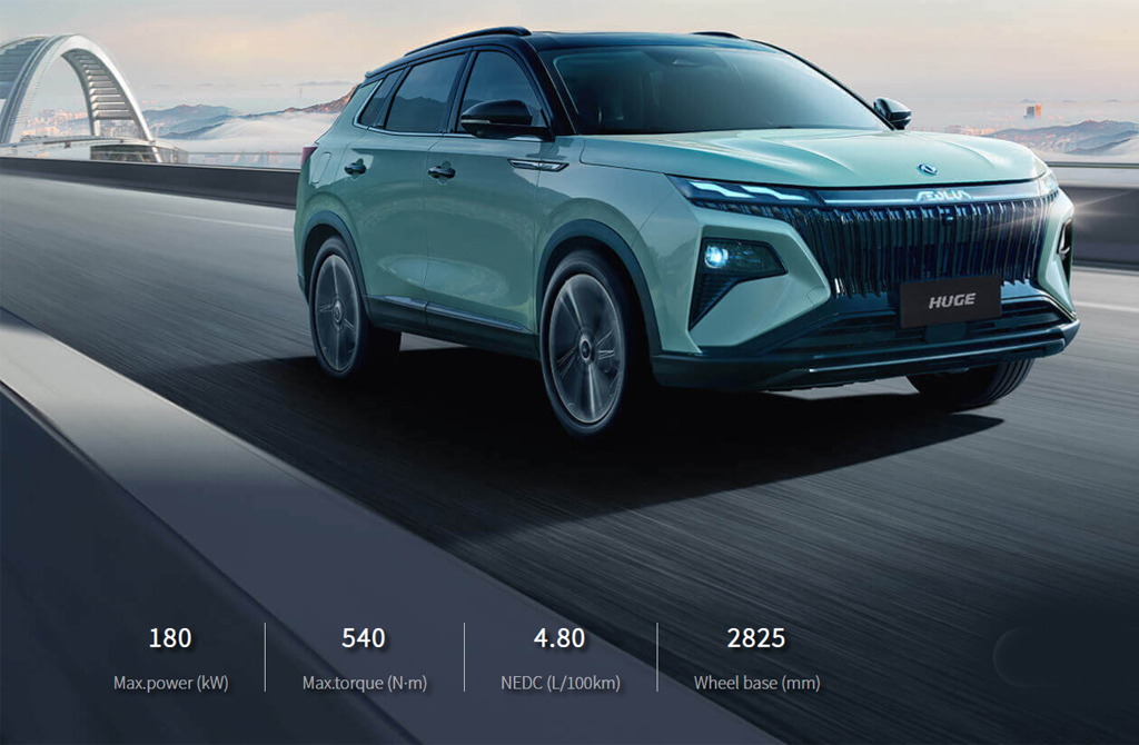 s Best Hybrid SUV Dongfeng Aeolus Huge Small SUV with Multi-function Steering Wheel