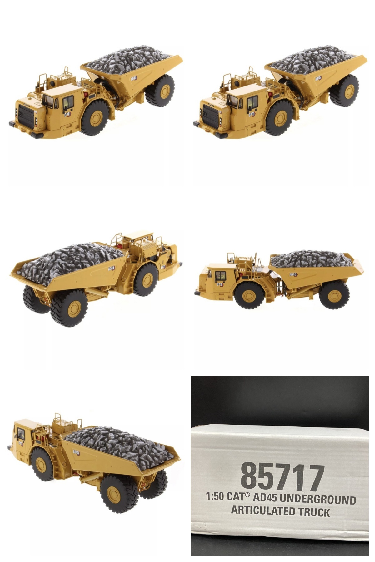 Diecast Masters 1:50 Scale Underground Articulated Truck Model 85717 Construction Vehicle