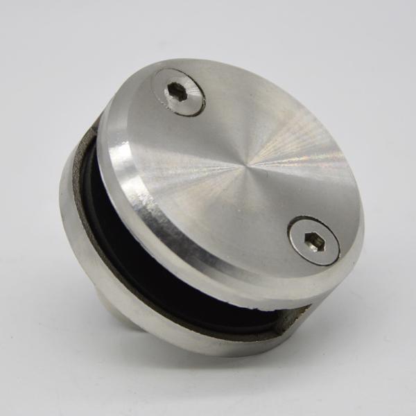 Stainless steel glass to glass connector clamps, material SS304, finishing satin