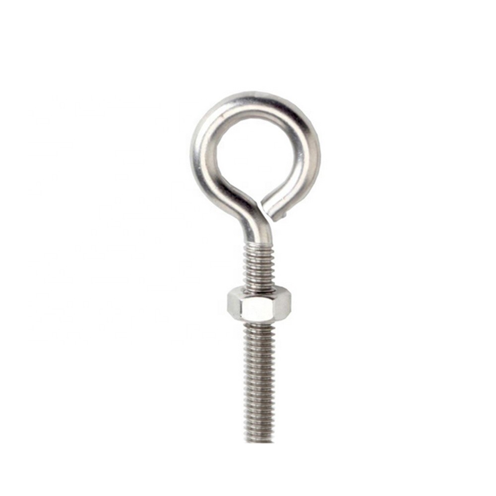 Rigging Eye Bolts And Nuts Ss Nut Eye Bolt 8mm Stainless Steel M4 Weld Eye Bolt With Nut