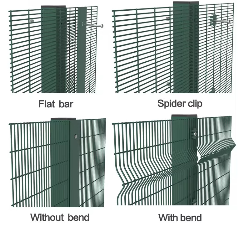 South Africa 3D Anti-Climb Security Fence 358 Welded 2M Airport Security Fencing