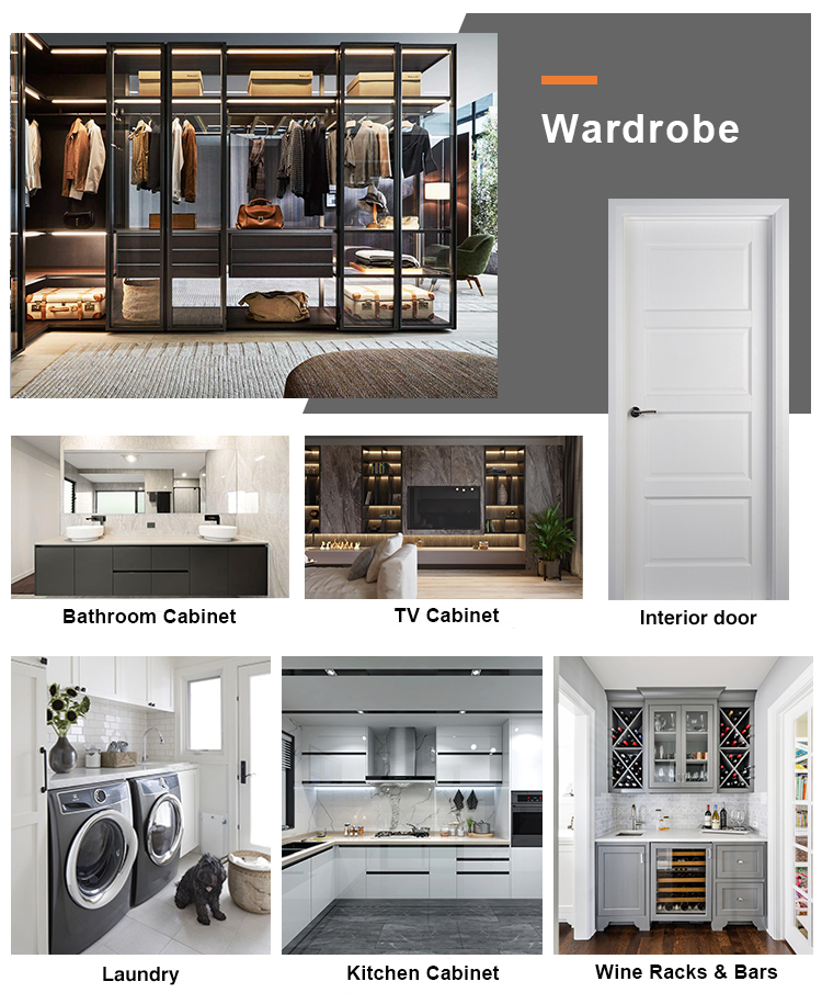 Best Sale Foldable Luxury Customizable Design Bedroom Wardrobe with Modern Style Wall