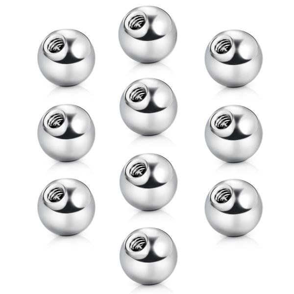 316L Surgical Drilled Stainless Steel Balls , Steel Ball With Through Hole 3MM