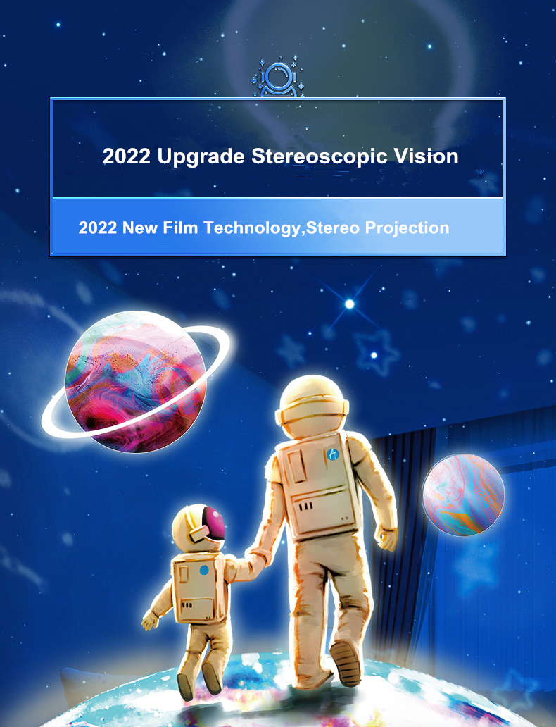 Bedside Romantic Atmosphere Night Light Birthday Gifts Upgrade Stereoscopic Vision Mini Dream Wish Box Projector Lamp