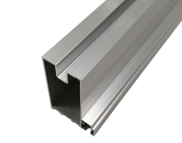 Anodized Wardrobe Aluminium Profile , Kitchen Door Handle Furniture Aluminum