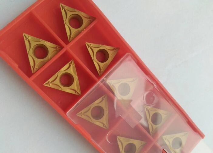 PVD CVD Coating Indexable Carbide Inserts / Indexable Turning Inserts Yellow
