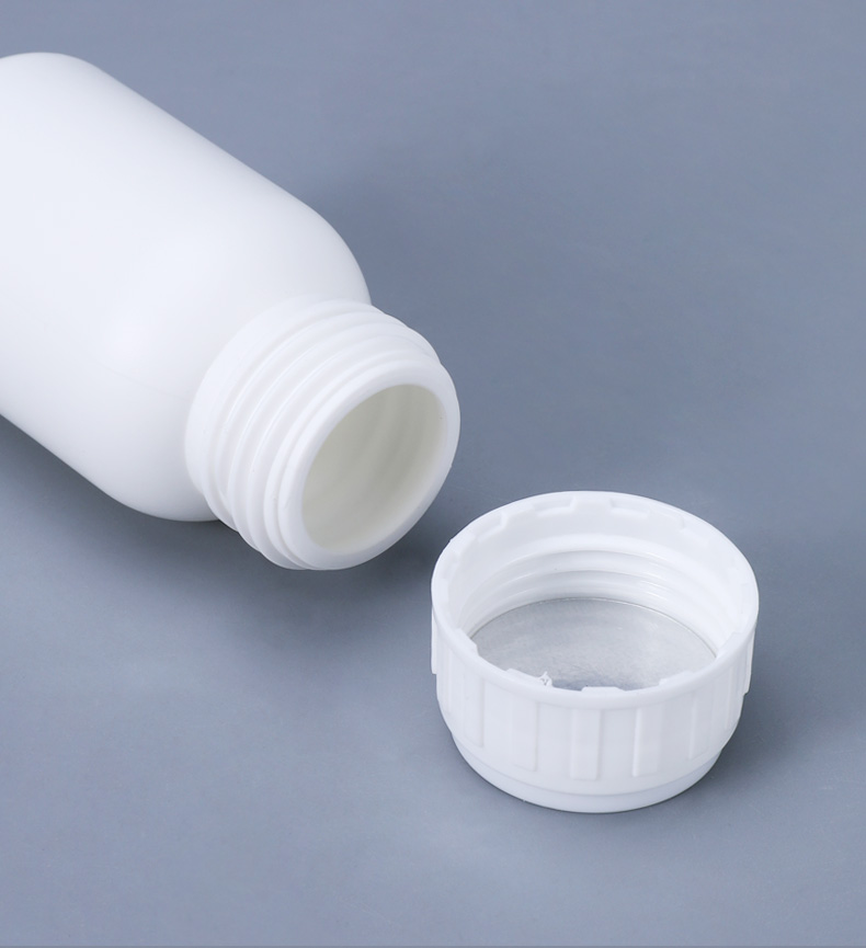 1000ML Round Pill Bottles Recyclable Fluorinated Plastic Bottles Reagent Grade