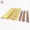 Buy cheap Extruded Aluminium Wall Corner Protectors 1mm Thickness Golden Color from wholesalers