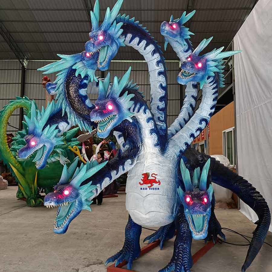 vivid sound Realistic Animatronic Animals Chinese Mythology Monsters Jiuying