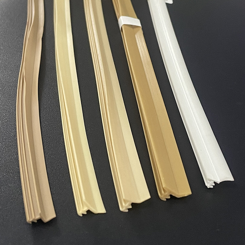 ODM watertight PVC Weather Stripping Seals For Wooden Skirting Board 9.7*9.5mm