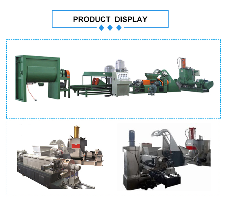 160KW 185KW Plastic Pelletizing Line PET Recycling Granulator Machine