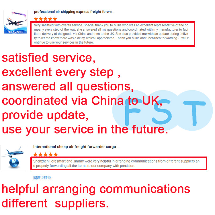 Free 7 Days Warehousing Freight Forwarder China To UK