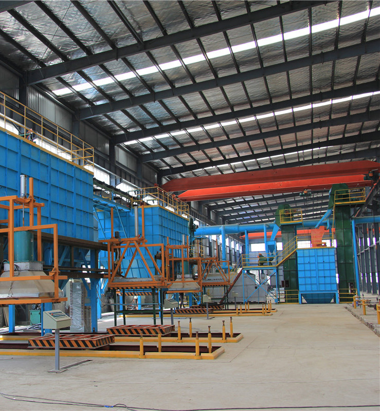 Customized V Method Foundry Production Line Highly Efficient For Big Size Castings