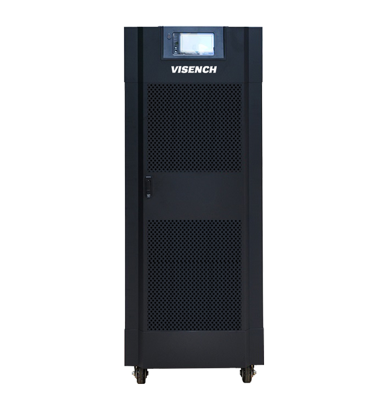 Visench 3 Phase 380Vac Three Phase Pure Sine Wave 100Kva Industrial Medical Online UPS Uninterruptible Power Supply