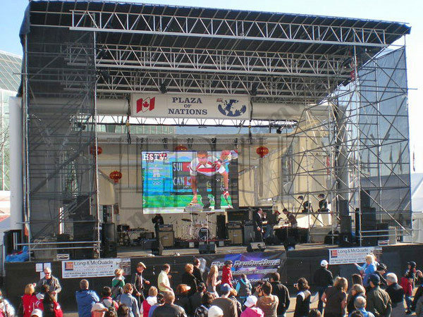 outdoor led stage screen rental