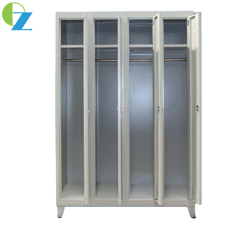 Lateral 0.6mm 4door Steel Office Lockers Gym School Changing Room Locker