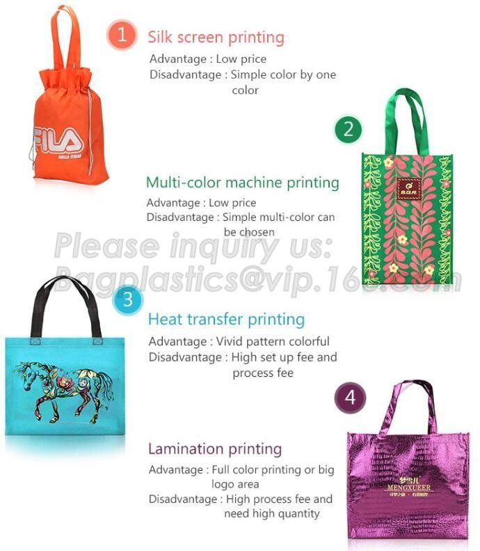 Metallic Laminated Bags Cooler Bags Zipper Bags Wine Bottle Bags Drawstring Bags Shoulder Bags/Postman bag Garmemt Bags