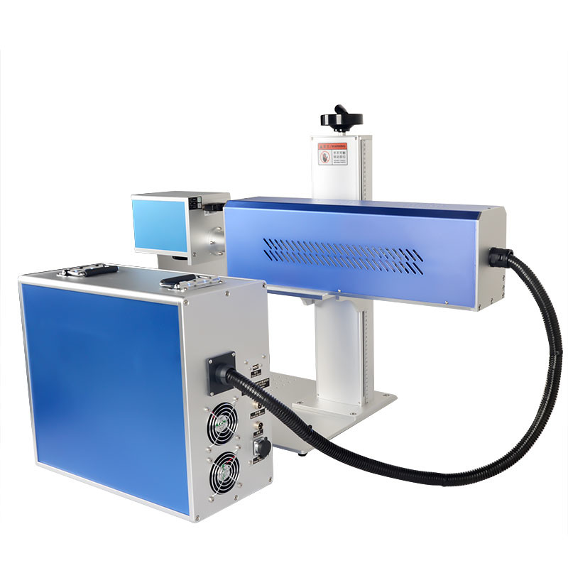 Portable 50W Fiber Laser Marking Machine For Metal Deep Marking