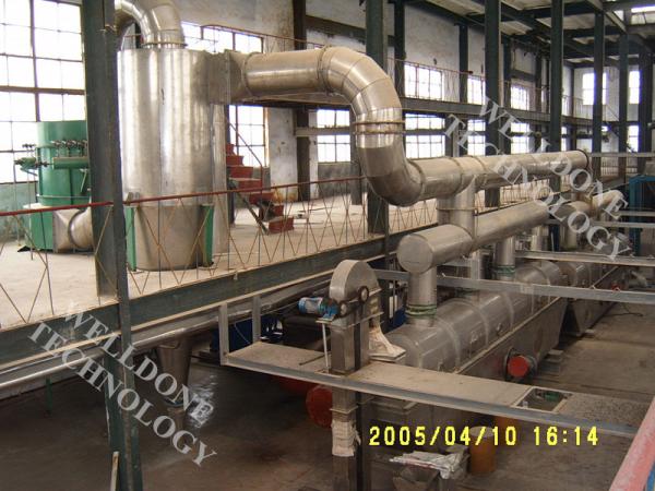 Explosion Resistance Vibration Fluid Bed Dryer H - 10000Kgs Loading Capacity