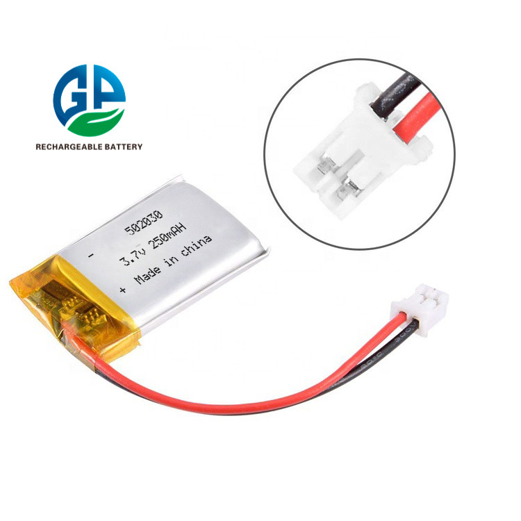 3.7volt 250mAh Rechargeable Lithium Polymer Battery Pack 502030