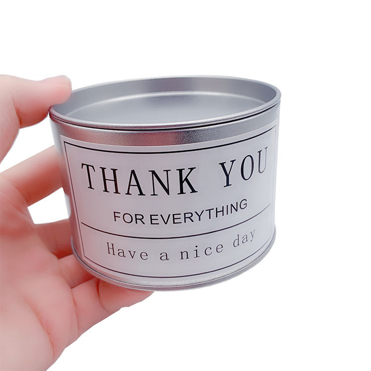 Rainproof Round Printed Tin Boxes Can Cake Packaging Anticorrosive