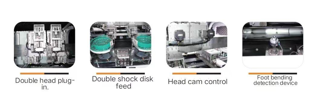 9000CPH Electronic Automatic Insertion Machine Plug In Axial Component Insertion