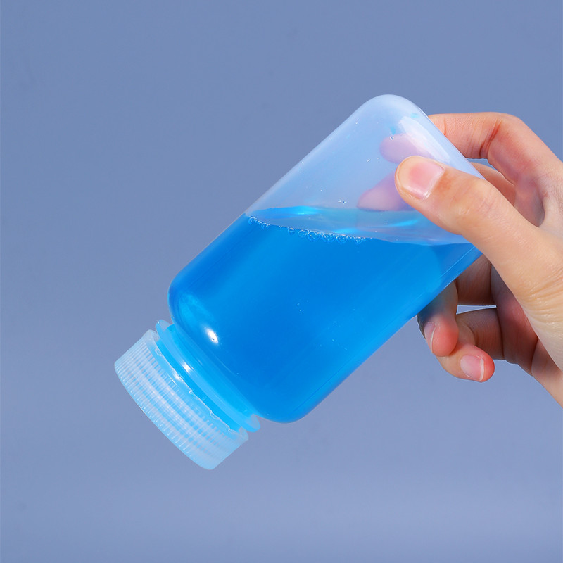 1L Transparent PP Thicken Plastic Chemical Reagent Lab Leakproof Bottles with Screw Lid