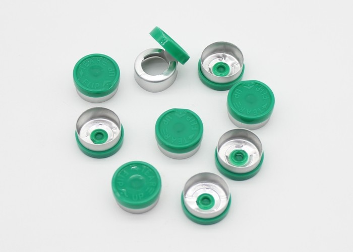 Customized Pharmaceutical Injection Vial Cap Aluminum And Plastic Material