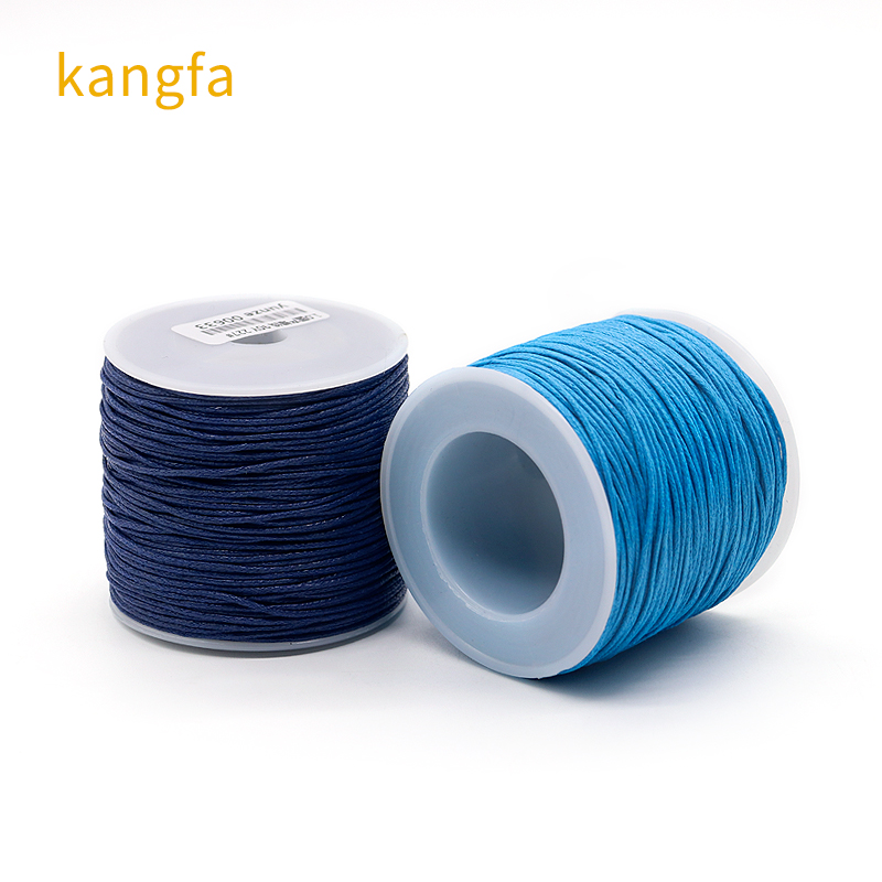 1mm Cotton Braided Yarn Count Colorful Wax Thread for Universal Hand Knitting Jewelry